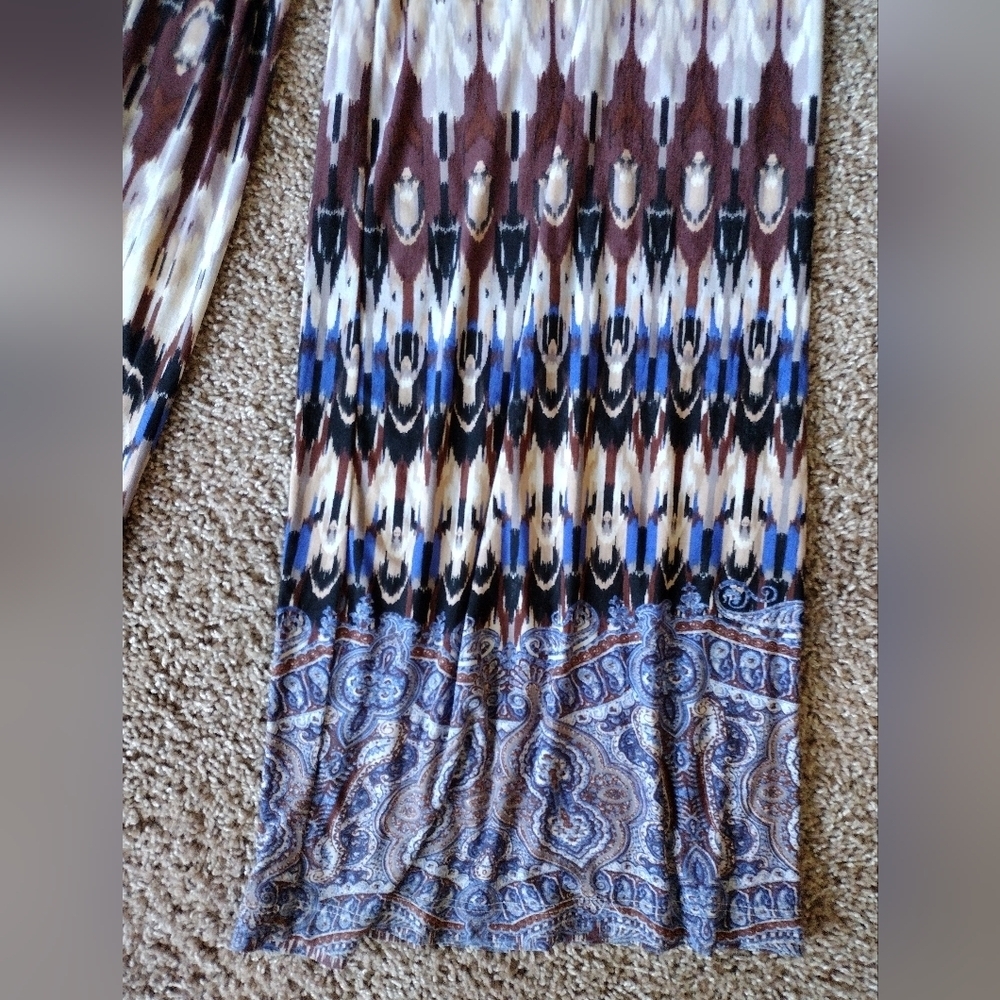 One World Live & Let Live Stylish Bohemian Women's Palazzo Wide-Leg Pants - Picture 3 of 8